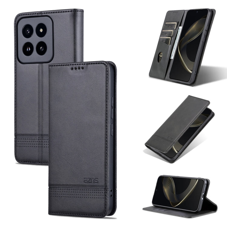 AZNS Magnetic Calf Texture Flip Leather Phone Case, For Xiaomi 14 Ultra, For Xiaomi Redmi 13C / Poco C65, For Xiaomi 14 Pro, For Xiaomi 14