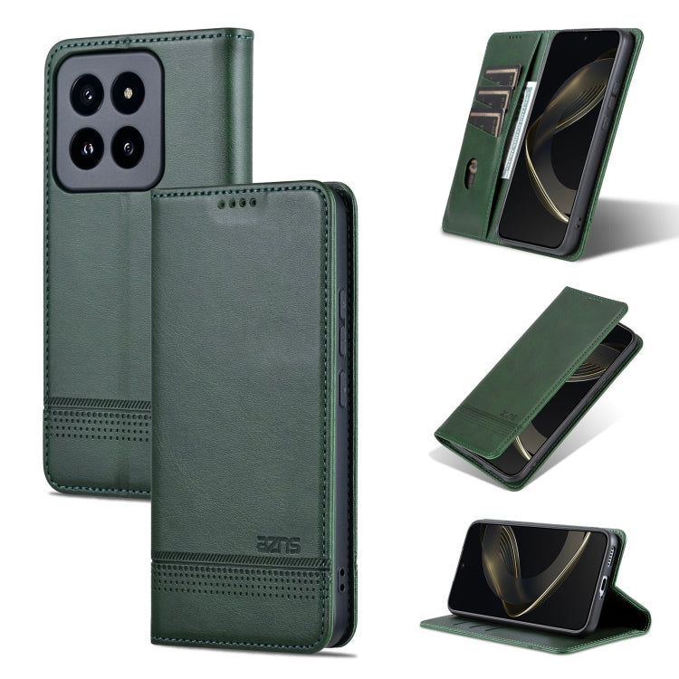 AZNS Magnetic Calf Texture Flip Leather Phone Case, For Xiaomi 14 Ultra, For Xiaomi Redmi 13C / Poco C65, For Xiaomi 14 Pro, For Xiaomi 14