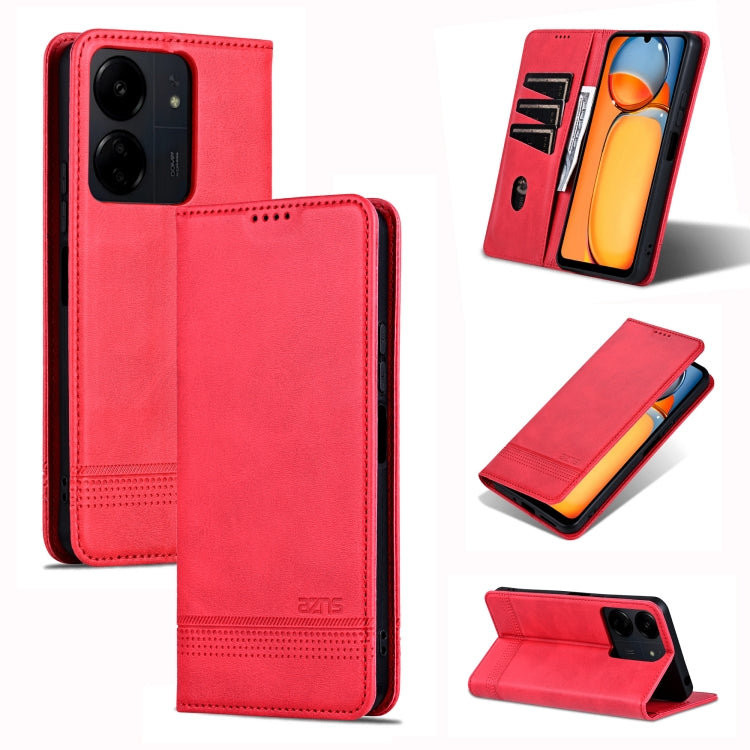 AZNS Magnetic Calf Texture Flip Leather Phone Case, For Xiaomi 14 Ultra, For Xiaomi Redmi 13C / Poco C65, For Xiaomi 14 Pro, For Xiaomi 14
