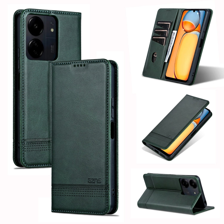 AZNS Magnetic Calf Texture Flip Leather Phone Case, For Xiaomi 14 Ultra, For Xiaomi Redmi 13C / Poco C65, For Xiaomi 14 Pro, For Xiaomi 14