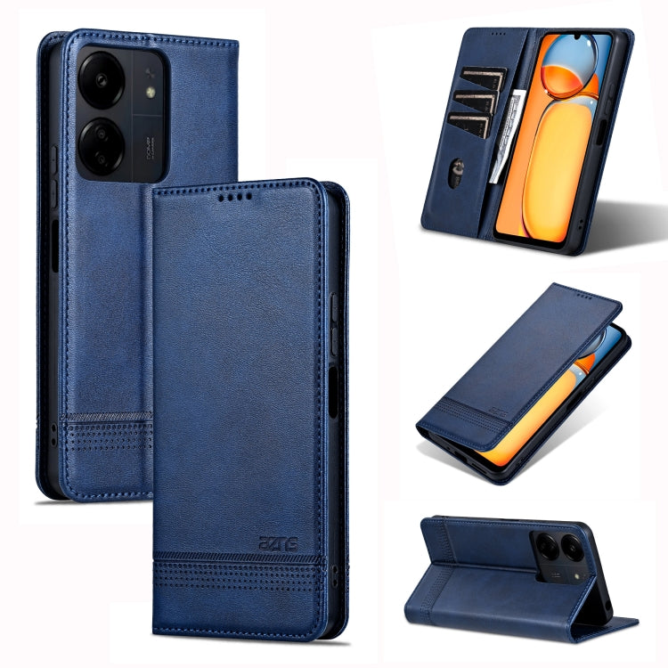 AZNS Magnetic Calf Texture Flip Leather Phone Case, For Xiaomi 14 Ultra, For Xiaomi Redmi 13C / Poco C65, For Xiaomi 14 Pro, For Xiaomi 14