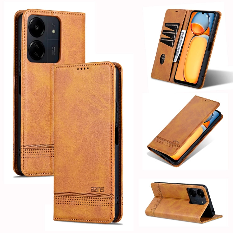 AZNS Magnetic Calf Texture Flip Leather Phone Case, For Xiaomi 14 Ultra, For Xiaomi Redmi 13C / Poco C65, For Xiaomi 14 Pro, For Xiaomi 14