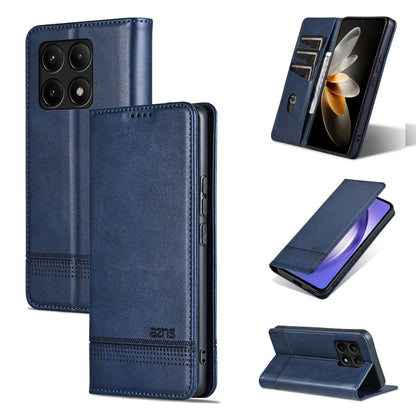 AZNS Magnetic Calf Texture Flip Leather Phone Case, For Xiaomi Redmi Turbo 3, For Xiaomi Redmi Note 13 Pro 4G, For Xiaomi Redmi Note 13 4G, For Xiaomi Redmi K70E