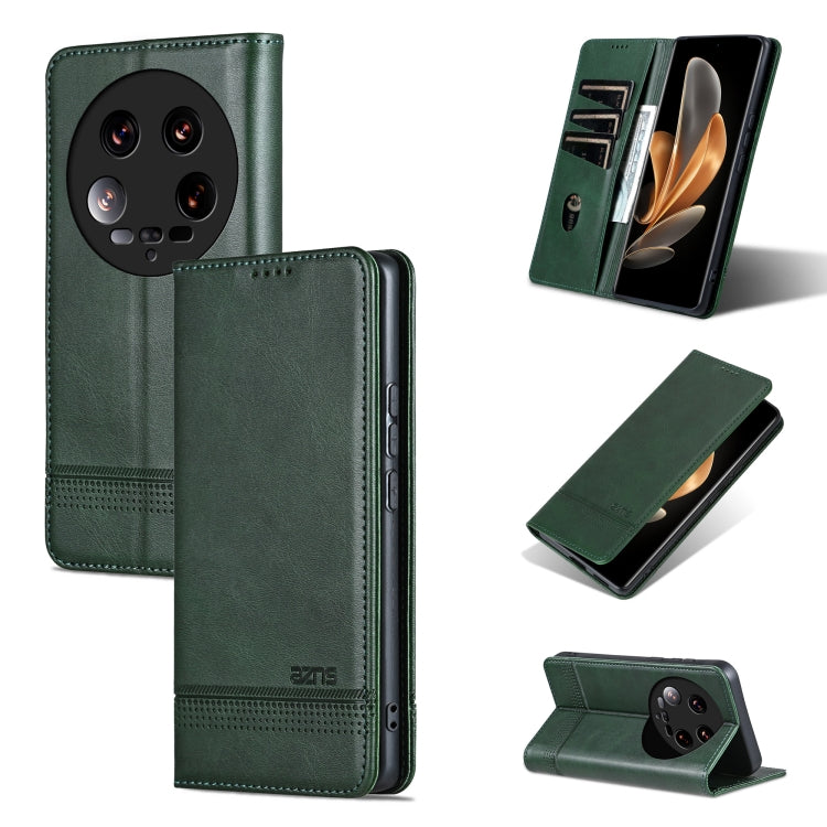 AZNS Magnetic Calf Texture Flip Leather Phone Case, For Xiaomi 14 Ultra, For Xiaomi Redmi 13C / Poco C65, For Xiaomi 14 Pro, For Xiaomi 14