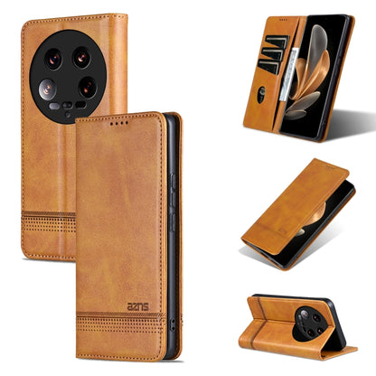 AZNS Magnetic Calf Texture Flip Leather Phone Case, For Xiaomi 14 Ultra, For Xiaomi Redmi 13C / Poco C65, For Xiaomi 14 Pro, For Xiaomi 14