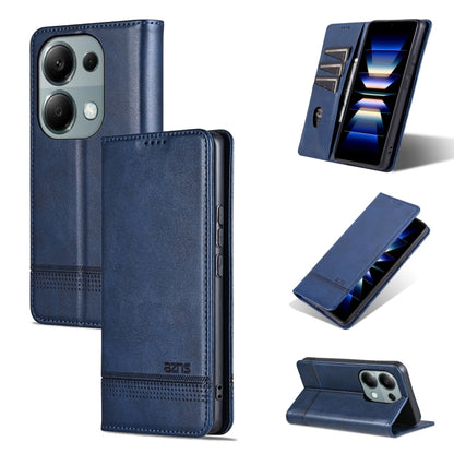 AZNS Magnetic Calf Texture Flip Leather Phone Case, For Xiaomi Redmi Turbo 3, For Xiaomi Redmi Note 13 Pro 4G, For Xiaomi Redmi Note 13 4G, For Xiaomi Redmi K70E