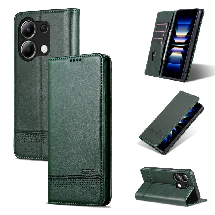 AZNS Magnetic Calf Texture Flip Leather Phone Case, For Xiaomi Redmi Turbo 3, For Xiaomi Redmi Note 13 Pro 4G, For Xiaomi Redmi Note 13 4G, For Xiaomi Redmi K70E