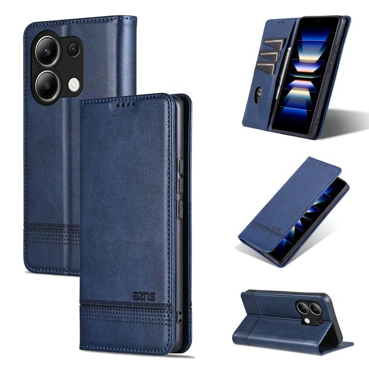 AZNS Magnetic Calf Texture Flip Leather Phone Case, For Xiaomi Redmi Turbo 3, For Xiaomi Redmi Note 13 Pro 4G, For Xiaomi Redmi Note 13 4G, For Xiaomi Redmi K70E