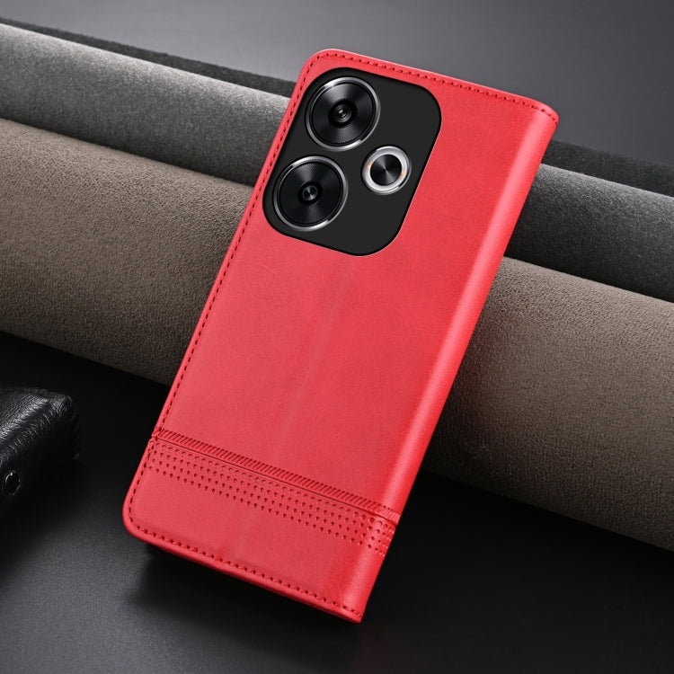 AZNS Magnetic Calf Texture Flip Leather Phone Case, For Xiaomi Redmi Turbo 3, For Xiaomi Redmi Note 13 Pro 4G, For Xiaomi Redmi Note 13 4G, For Xiaomi Redmi K70E