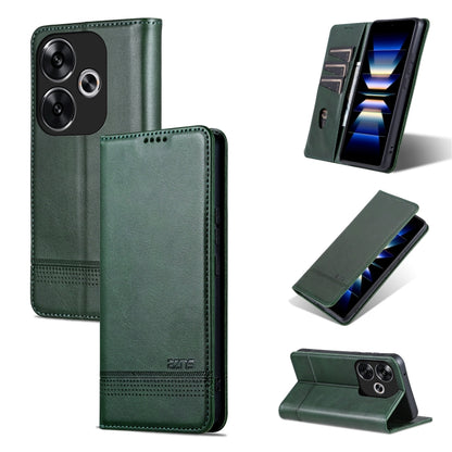 AZNS Magnetic Calf Texture Flip Leather Phone Case, For Xiaomi Redmi Turbo 3, For Xiaomi Redmi Note 13 Pro 4G, For Xiaomi Redmi Note 13 4G, For Xiaomi Redmi K70E