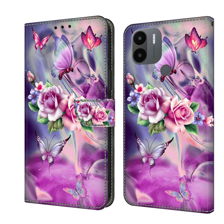 Crystal 3D Shockproof Protective Leather Phone Case, For Xiaomi Redmi A1+ / A2 / A2+