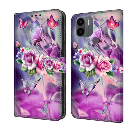 Crystal 3D Shockproof Protective Leather Phone Case, For Xiaomi Redmi A1+ / A2 / A2+