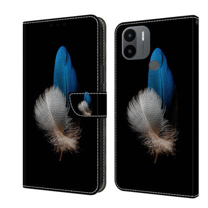 Crystal 3D Shockproof Protective Leather Phone Case, For Xiaomi Redmi A1+ / A2 / A2+