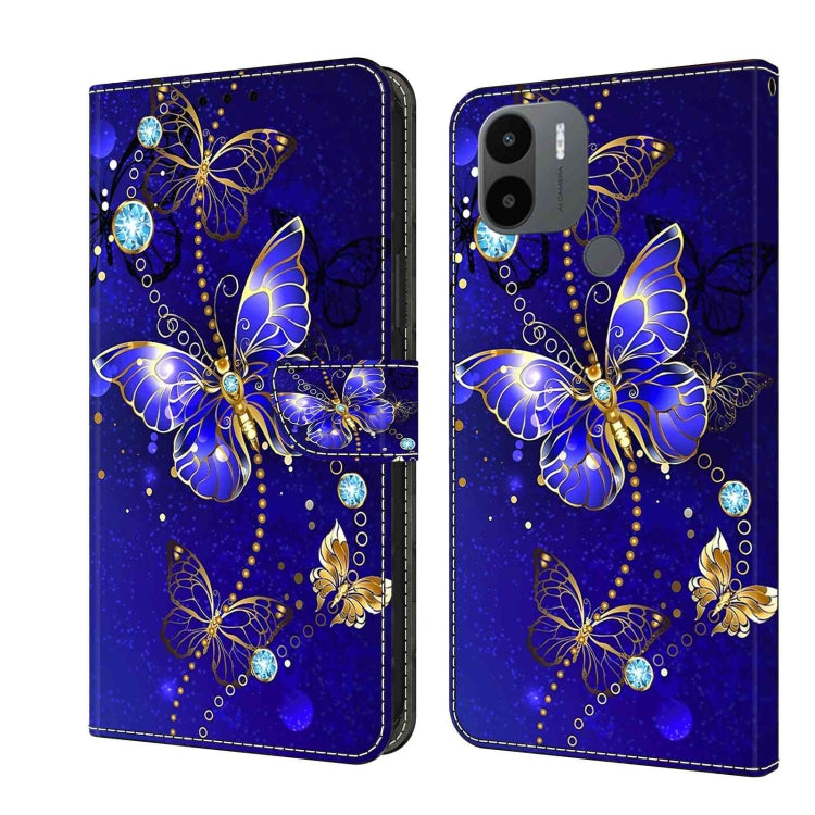 Crystal 3D Shockproof Protective Leather Phone Case, For Xiaomi Redmi A1+ / A2 / A2+