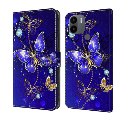 Crystal 3D Shockproof Protective Leather Phone Case, For Xiaomi Redmi A1+ / A2 / A2+