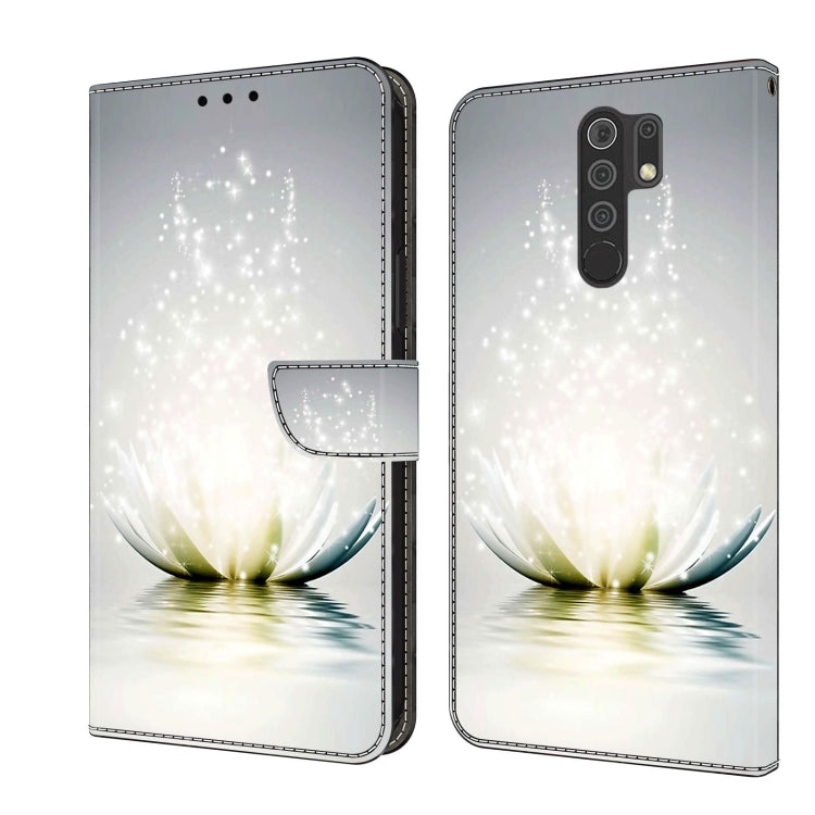 Crystal 3D Shockproof Protective Leather Phone Case, For Xiaomi Redmi 9