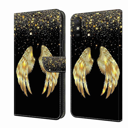 Crystal 3D Shockproof Protective Leather Phone Case, For Xiaomi Redmi 9A