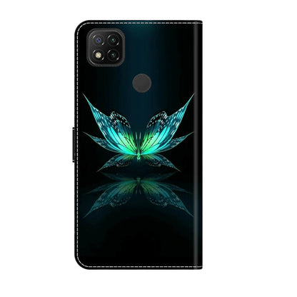 Crystal 3D Shockproof Protective Leather Phone Case, For Xiaomi Redmi 9C
