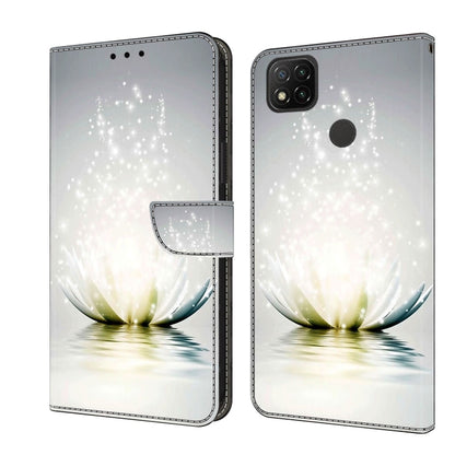 Crystal 3D Shockproof Protective Leather Phone Case, For Xiaomi Redmi 9C