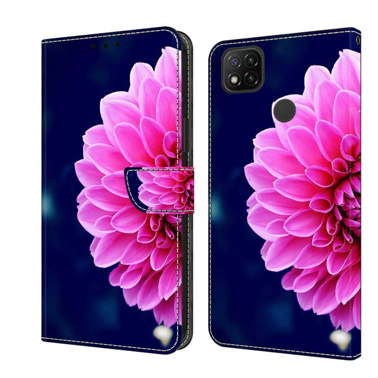Crystal 3D Shockproof Protective Leather Phone Case, For Xiaomi Redmi 9C