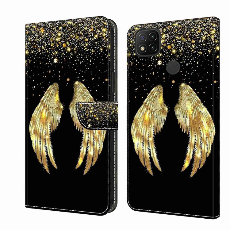 Crystal 3D Shockproof Protective Leather Phone Case, For Xiaomi Redmi 9C