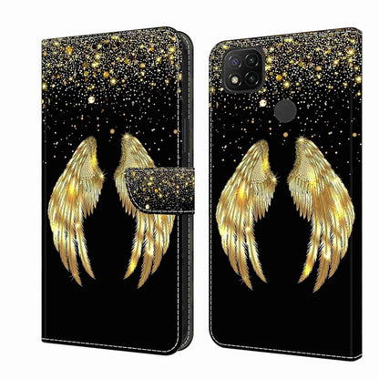 Crystal 3D Shockproof Protective Leather Phone Case, For Xiaomi Redmi 9C