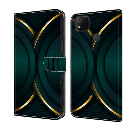 Crystal 3D Shockproof Protective Leather Phone Case, For Xiaomi Redmi 9C