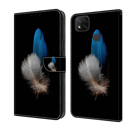 Crystal 3D Shockproof Protective Leather Phone Case, For Xiaomi Redmi 9C