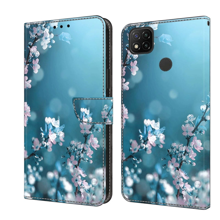 Crystal 3D Shockproof Protective Leather Phone Case, For Xiaomi Redmi 9C
