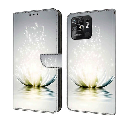 Crystal 3D Shockproof Protective Leather Phone Case, For Xiaomi Redmi 10C