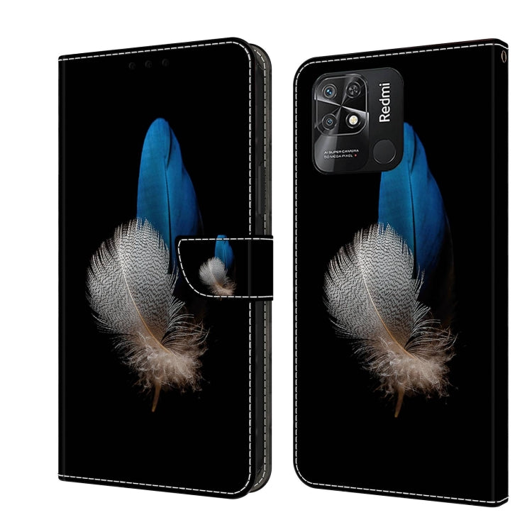 Crystal 3D Shockproof Protective Leather Phone Case, For Xiaomi Redmi 10C