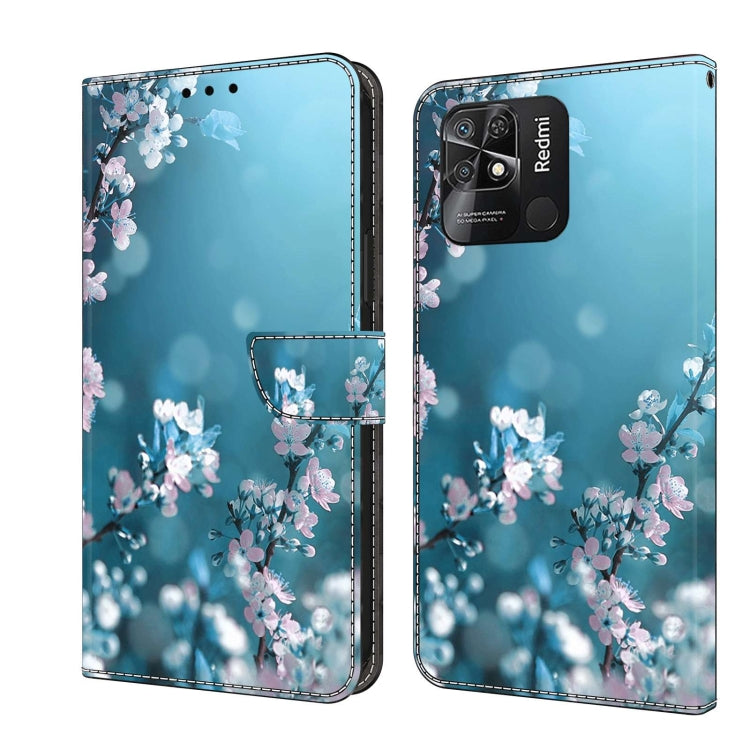 Crystal 3D Shockproof Protective Leather Phone Case, For Xiaomi Redmi 10C