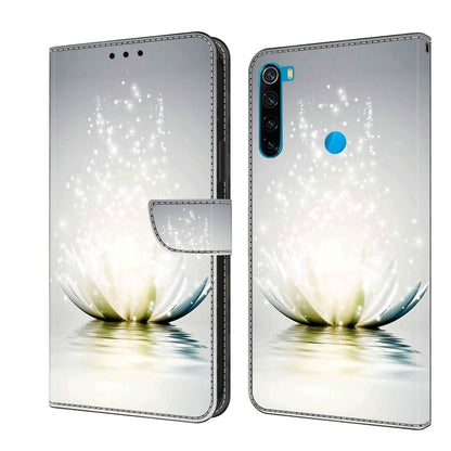 Crystal 3D Shockproof Protective Leather Phone Case, For Xiaomi Redmi Note 8