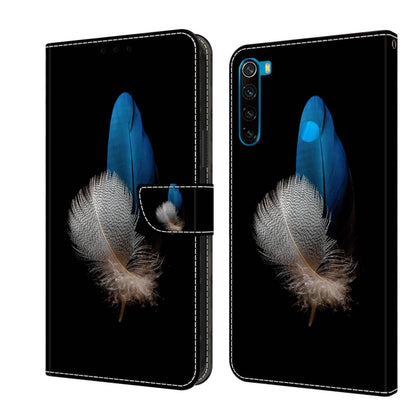 Crystal 3D Shockproof Protective Leather Phone Case, For Xiaomi Redmi Note 8