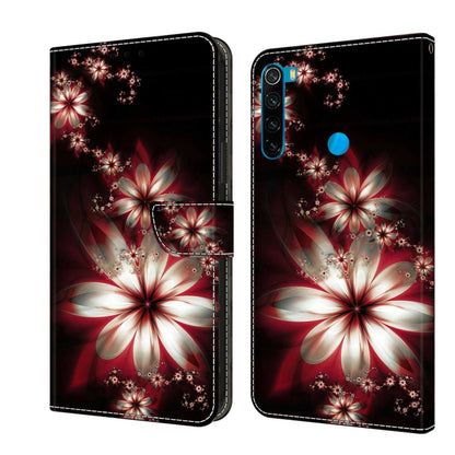 Crystal 3D Shockproof Protective Leather Phone Case, For Xiaomi Redmi Note 8
