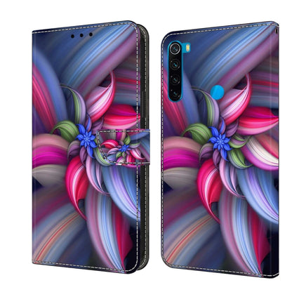 Crystal 3D Shockproof Protective Leather Phone Case, For Xiaomi Redmi Note 8