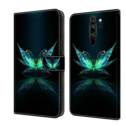 Crystal 3D Shockproof Protective Leather Phone Case, For Xiaomi Redmi Note 8 Pro