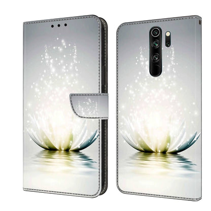 Crystal 3D Shockproof Protective Leather Phone Case, For Xiaomi Redmi Note 8 Pro