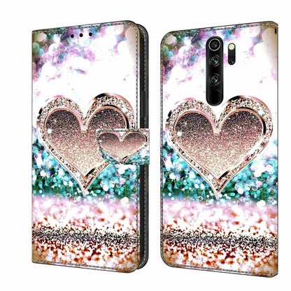 Crystal 3D Shockproof Protective Leather Phone Case, For Xiaomi Redmi Note 8 Pro