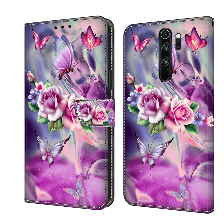 Crystal 3D Shockproof Protective Leather Phone Case, For Xiaomi Redmi Note 8 Pro