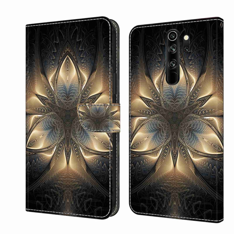 Crystal 3D Shockproof Protective Leather Phone Case, For Xiaomi Redmi Note 8 Pro