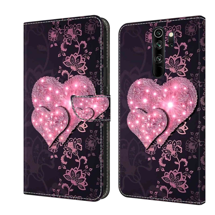Crystal 3D Shockproof Protective Leather Phone Case, For Xiaomi Redmi Note 8 Pro