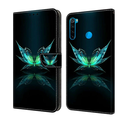 Crystal 3D Shockproof Protective Leather Phone Case, For Xiaomi Redmi Note 8T
