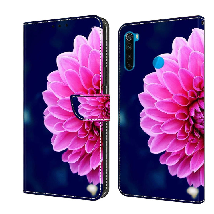 Crystal 3D Shockproof Protective Leather Phone Case, For Xiaomi Redmi Note 8T
