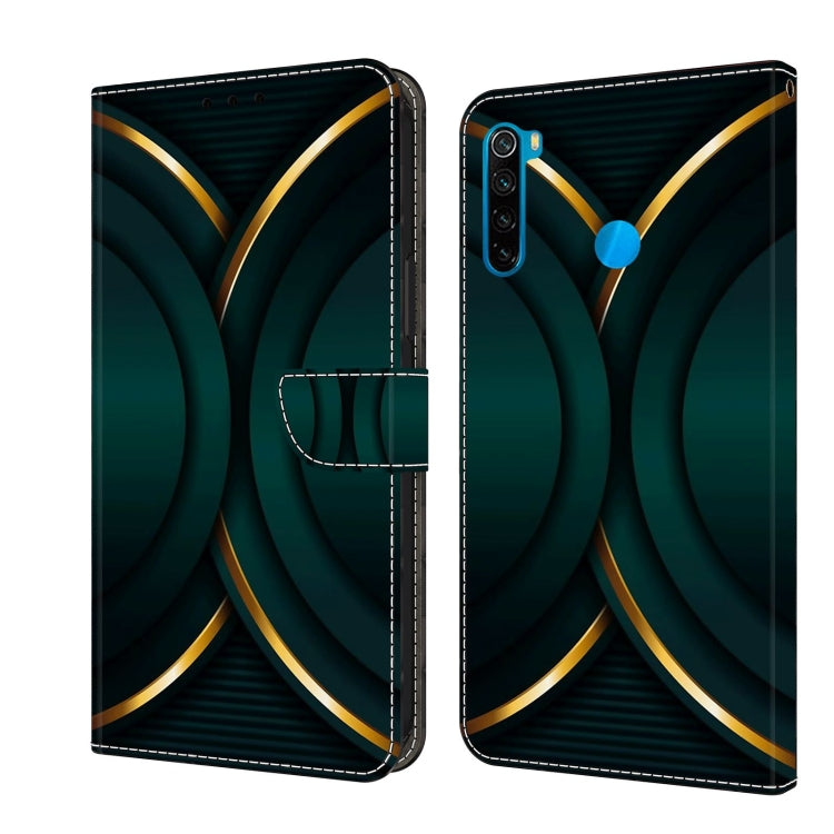 Crystal 3D Shockproof Protective Leather Phone Case, For Xiaomi Redmi Note 8T
