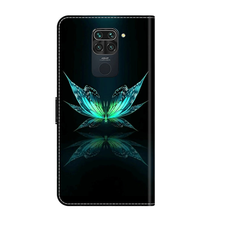Crystal 3D Shockproof Protective Leather Phone Case, For Xiaomi Redmi Note 9