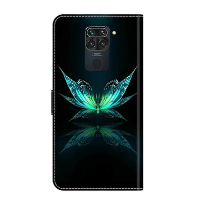 Crystal 3D Shockproof Protective Leather Phone Case, For Xiaomi Redmi Note 9