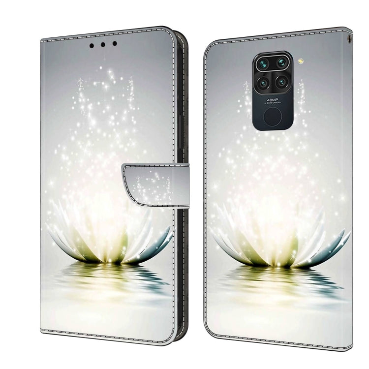 Crystal 3D Shockproof Protective Leather Phone Case, For Xiaomi Redmi Note 9