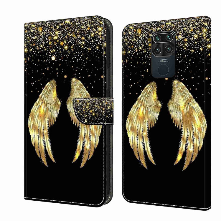 Crystal 3D Shockproof Protective Leather Phone Case, For Xiaomi Redmi Note 9