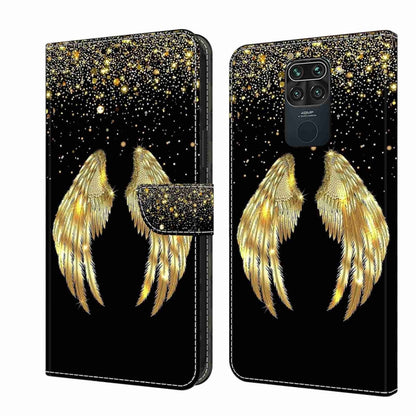 Crystal 3D Shockproof Protective Leather Phone Case, For Xiaomi Redmi Note 9